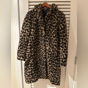 J Crew Teddy Sherpa coat size S (never worn)